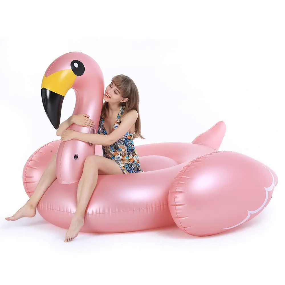 Гигантский надувной Единорог Лебедь Фламинго плавающий ряд Лей он Rideable Lounge