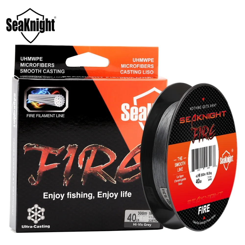 SeaKnight FIRE 150 м 300 противопожарная леска ультра литая прочная мононити PE Морская