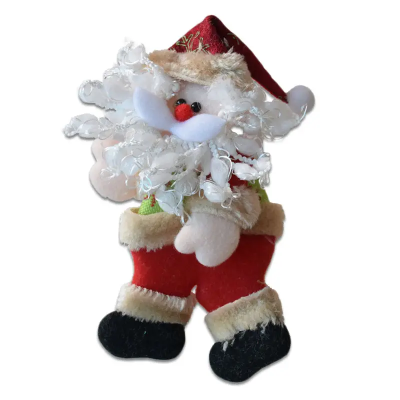 Merry Christmas Санта Клаус Снеговик из нетканого материала Подвески Рождественская елка подвесные украшения игрушки для домашнего декора SD212