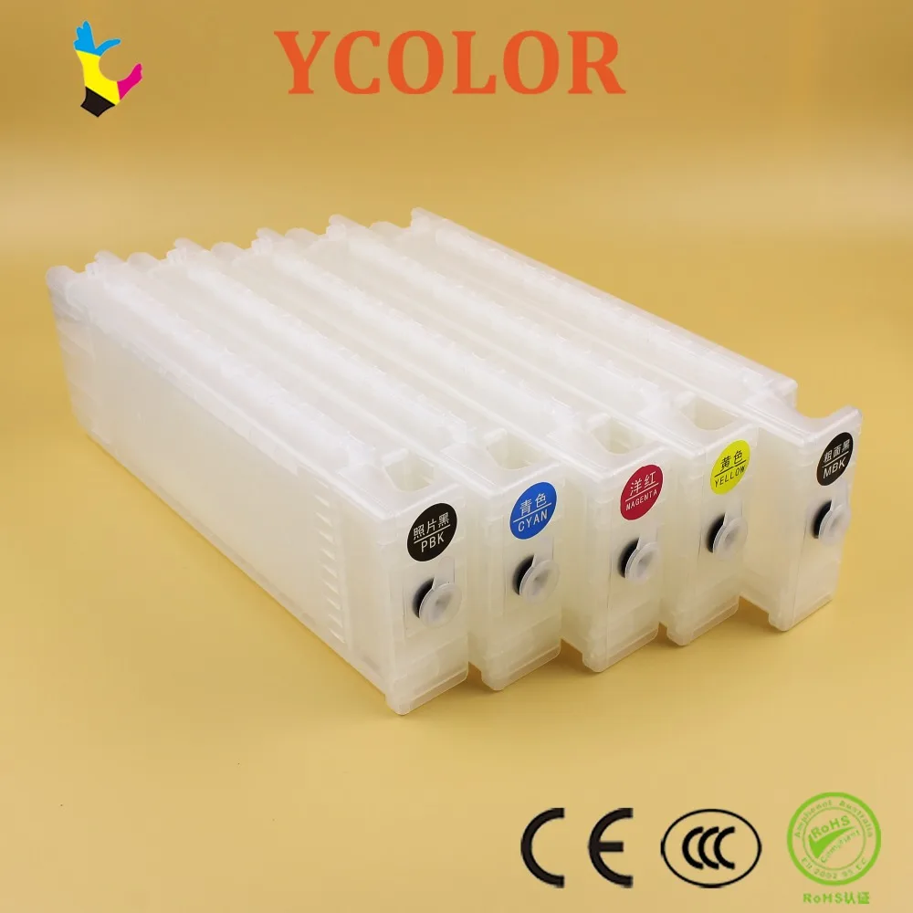 T6941-T6945 перезаправляемый картридж с устойчивым чипом для принтера Epson SureColor T3200 T5200