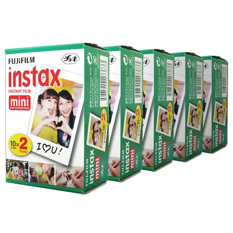 Fujifilm Instax Mini 8 Plus камера ваниль + Fuji 100 Пленка мгновенный белый край фото простое