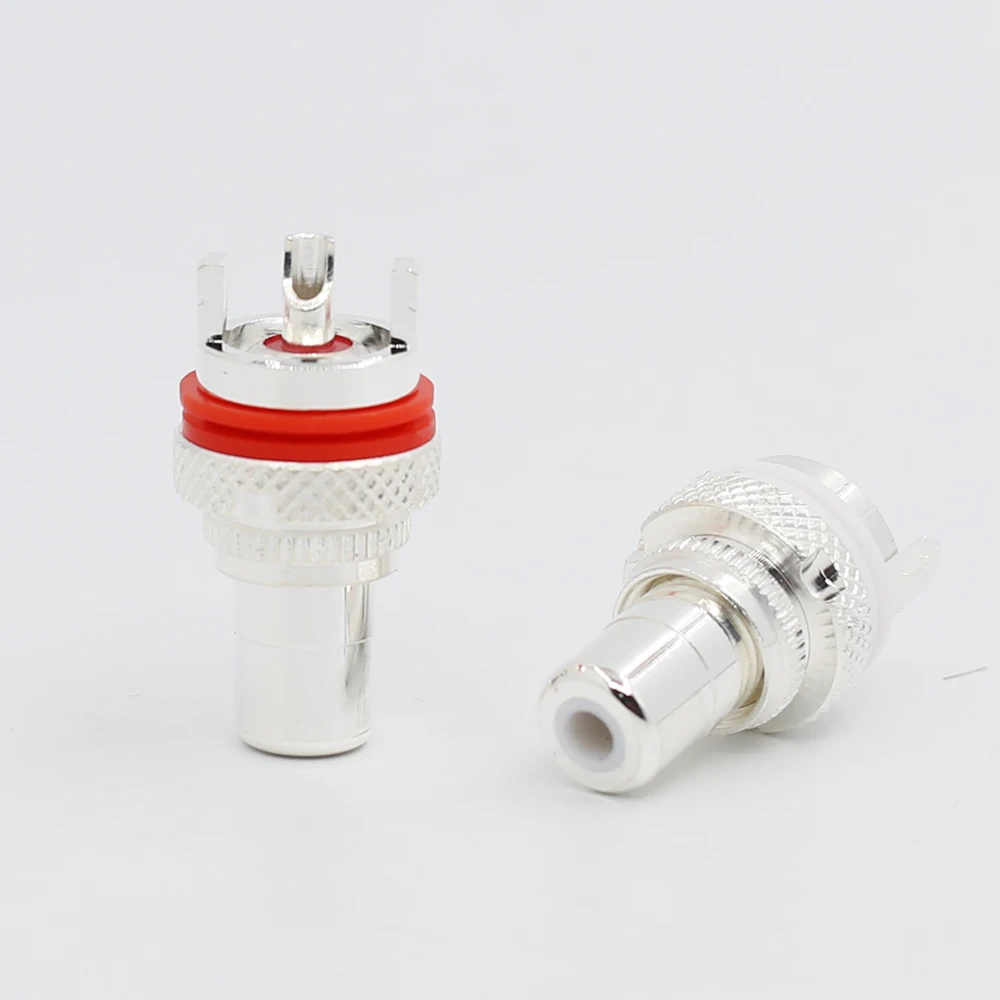 Аудио Hifi 8 шт. посеребренные RCA гнездовые разъемы телефонные шасси HIFI AMP|hifi amp|hifi