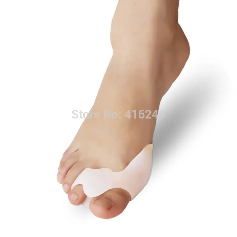 Genuine new special hallux valgus bicyclic thumb orthopedic braces to correct daily silicone toe big bone 5pair | Красота и здоровье