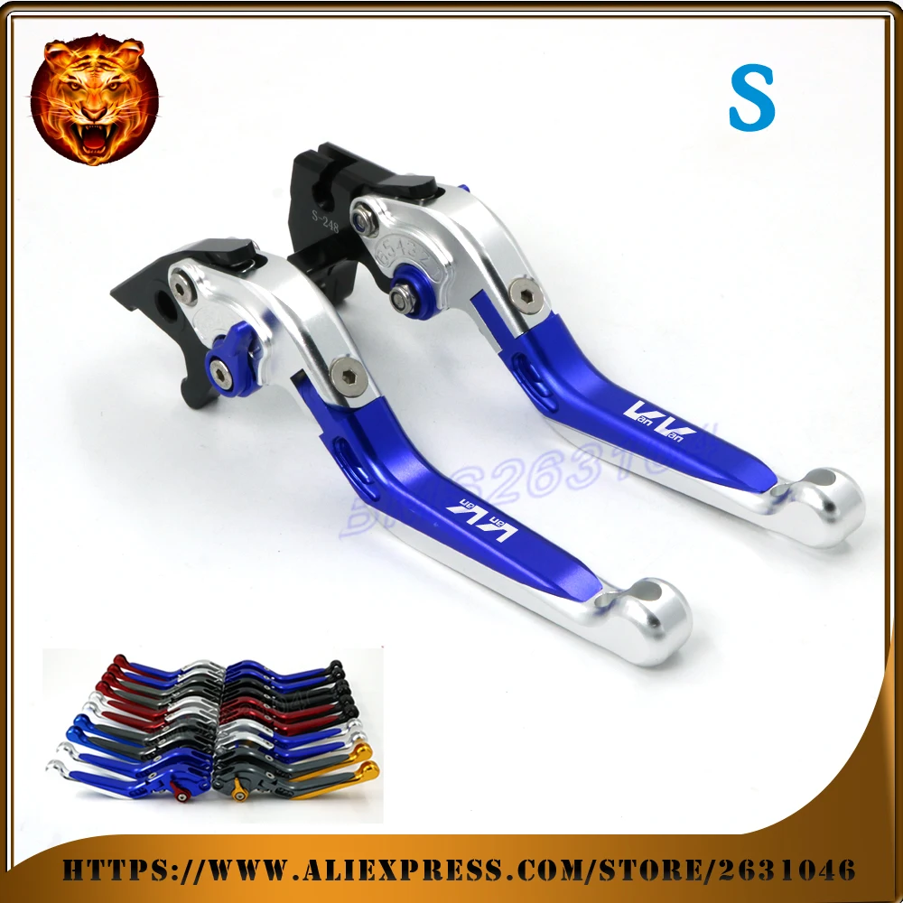 Регулируемый складной выдвижной тормозной рычаг сцепления для SUZUKI RV125 VAN VANVAN 2003