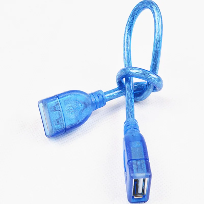 Синий Удлинительный разъем USB 2 0 Мама-мама для мыши/клавиатуры/камеры |
