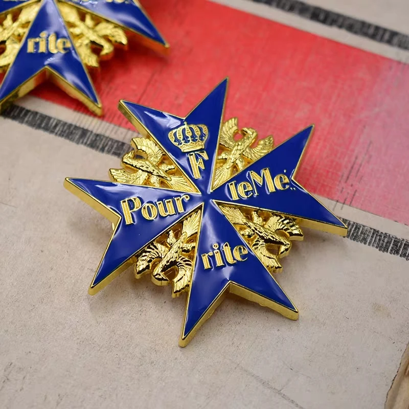 Высшее качество 2 мировая война немецкая медаль пруссии значок с надписью Blue Max Pour