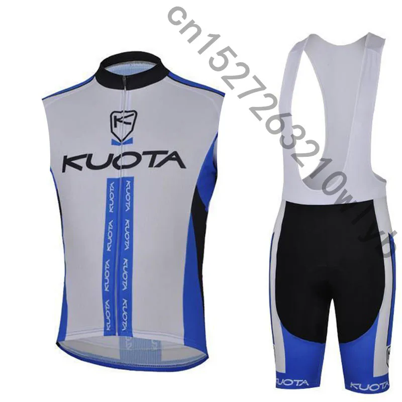 Kuota Ropa Ciclismo Велоспорт Трикотажный жилет набор без рукавов для мужчин MTB Велоспорт Джерси Pro Team велосипедные шорты Одежда для велоспорта - Цвет: 4
