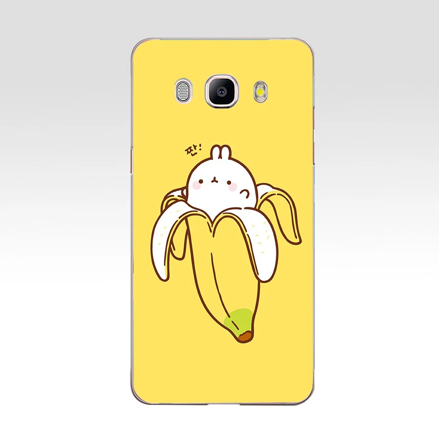 70 ZX Kawaii Molang мультфильм аниме собака Кот ТПУ Мягкий силиконовый чехол для Samsung Galaxy