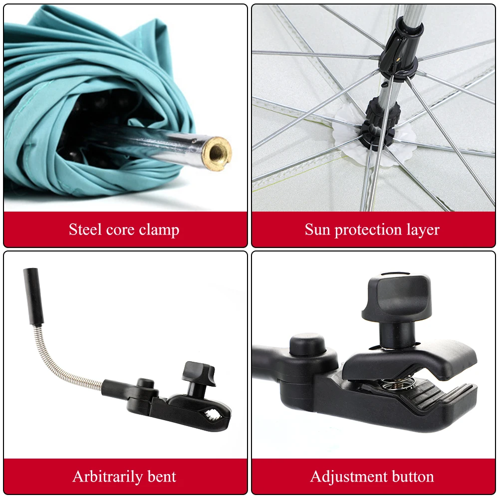 Съемный зонт для коляски 1 шт. регулируемый детский с защитой от дождя и УФ-лучей |