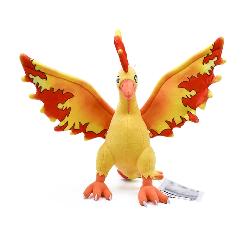E 11-12 дюймов 5 стилей Zapdos& Articuno& Moltres& Ho-oh блестящие милые плюшевые игрушки для детей мягкие PP Хлопок Дети День рождения Рождество - Цвет: E