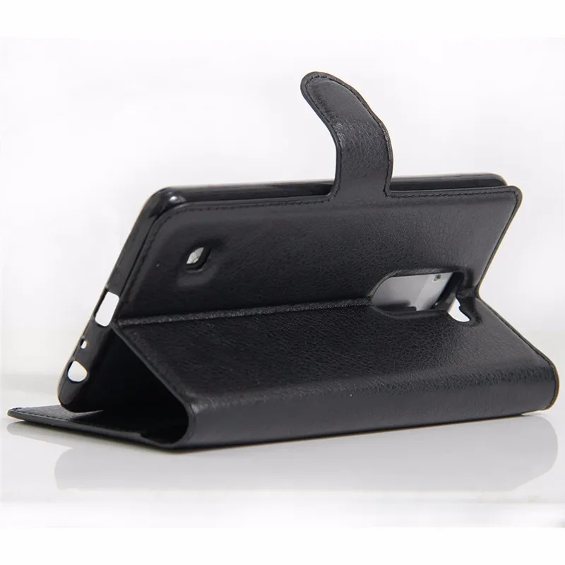 Чехол для LG Stylus 2 из искусственной кожи с защитой крышки и карманом.