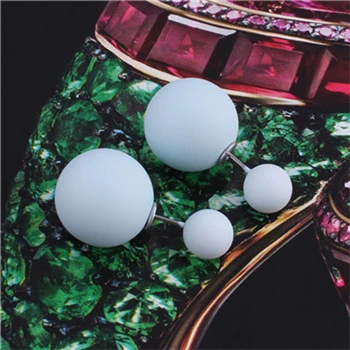Light Blue Btuamb, новинка, Длинные двухсторонние жемчужные серьги с большими шариками, простой стиль, карамельный цвет, резиновые серьги-гвоздики для женщин, аксессуары, бижутерия - Окраска металла: Light Blue
