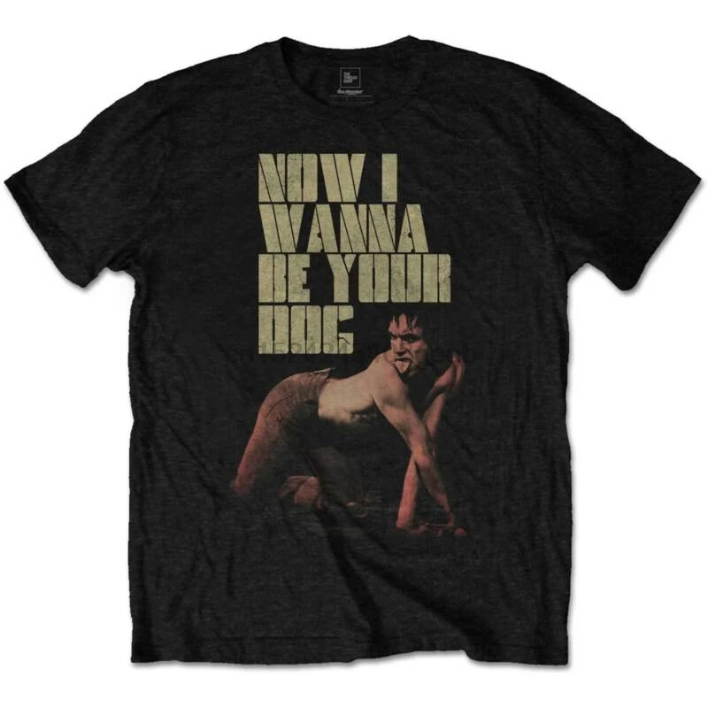 Iggy Pop and the stoogees I Wanna Be Your Dog Официальная футболка Мужская Унисекс