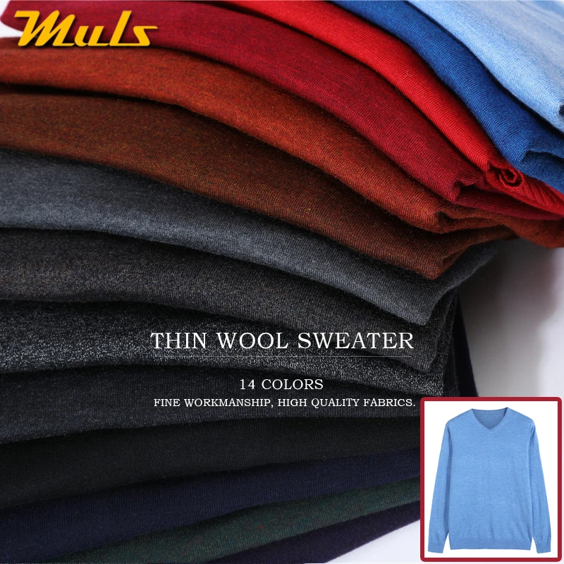 Свитер женский тонкий из кашемировой шерсти с треугольным вырезом 14 цветов