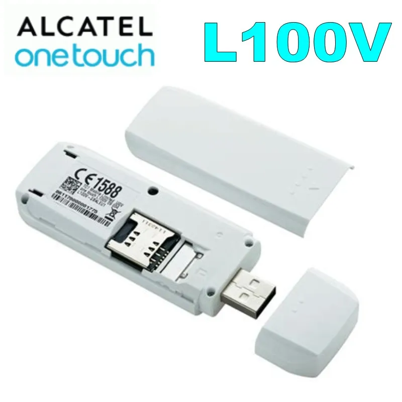 Новый разблокированный USB модем Alcatel L100v 3G 4G 100 Мбит/с FDD LTE|lte usb dongle|alcatel l100vlte |