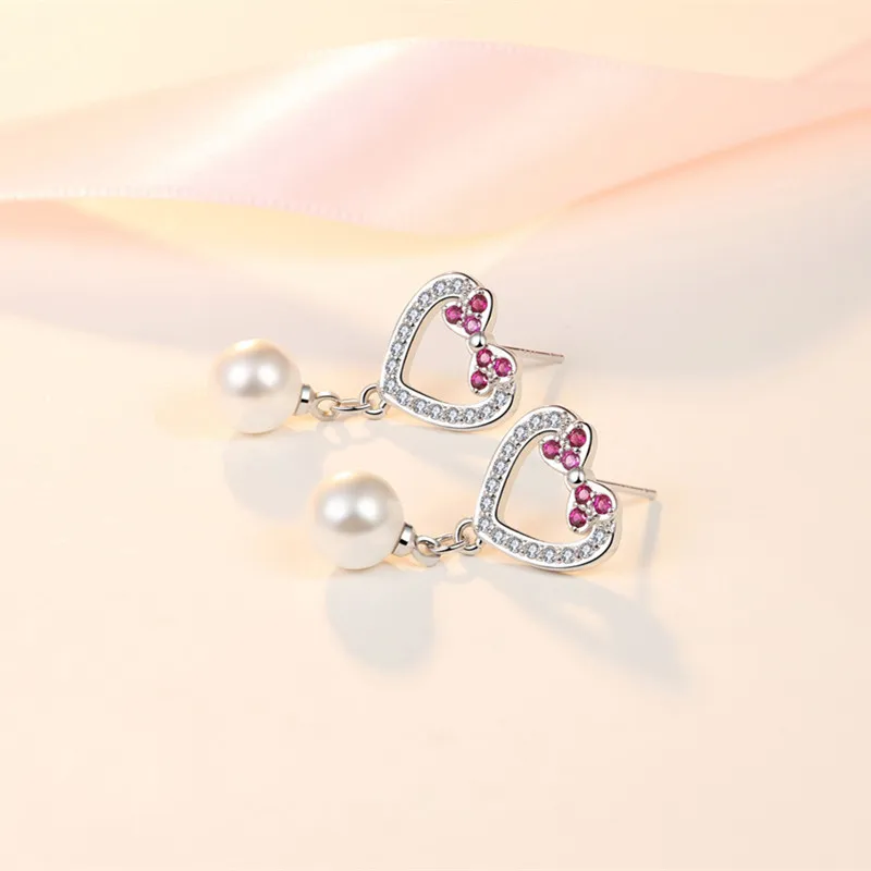 Модные ювелирные изделия выразительные женские серьги капли с бантом и жемчугом