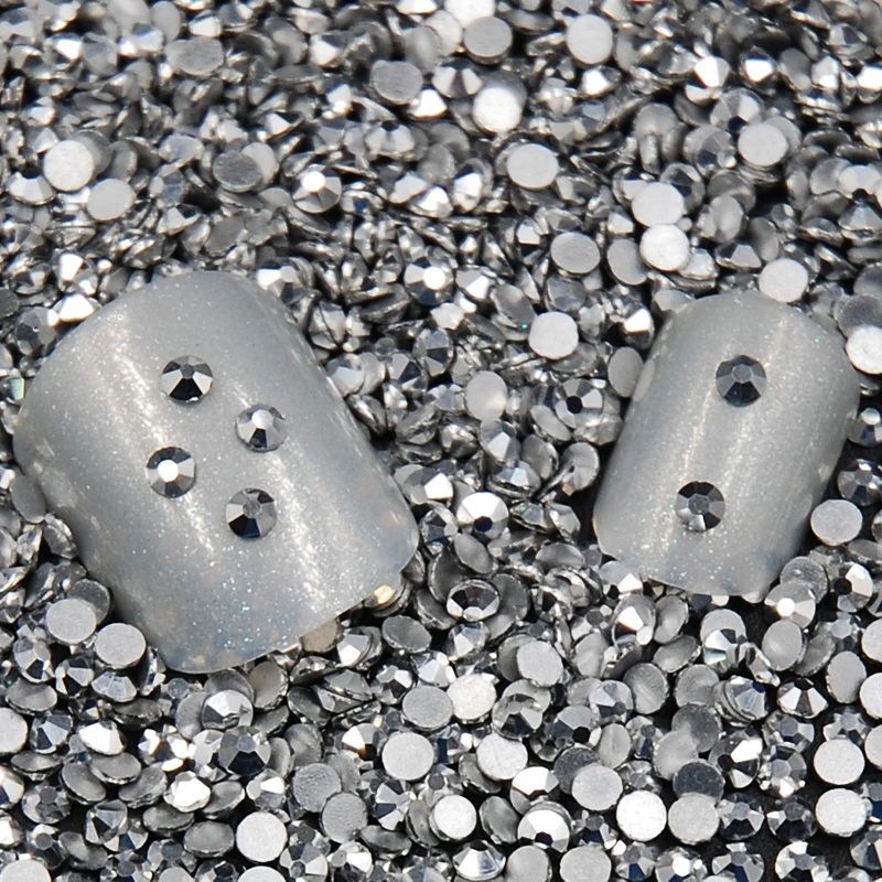 Стразы с плоской задней стороной в виде серебряного шахта хрустальные алмазные