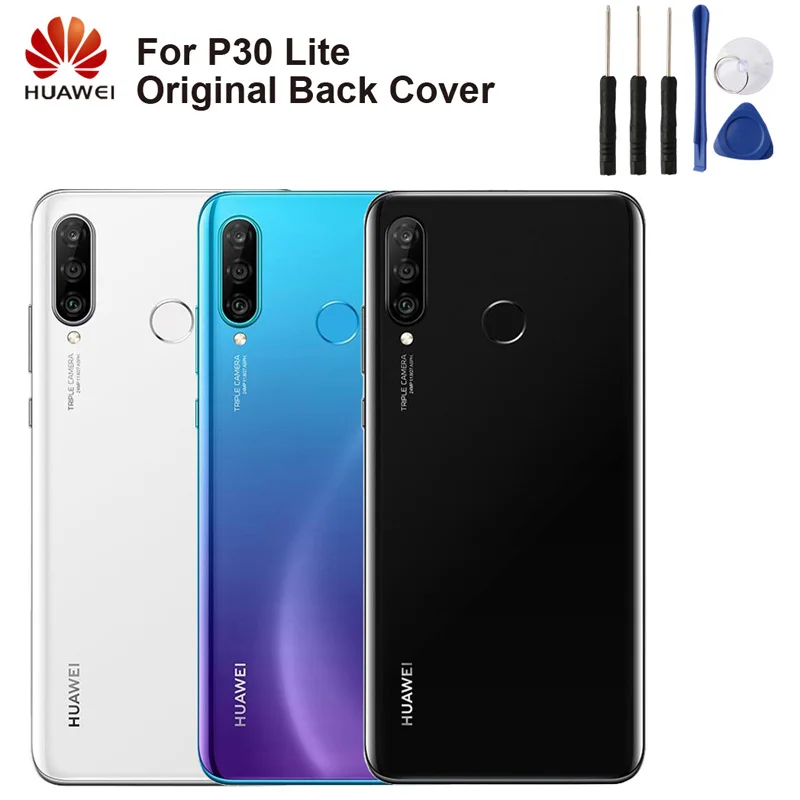 Чехол для задней крышки huawei, корпус батареи для huawei P30 Lite, задняя крышка аккумулятора, чехол для заднего стекла