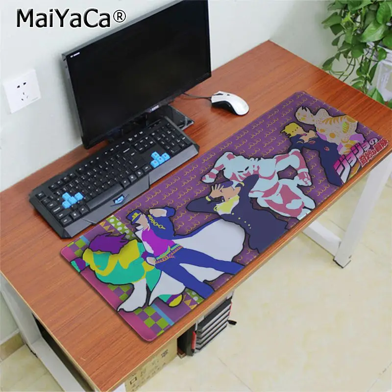 Maiyaca Нескользящие ПК jojo офисные мыши геймер мягкий коврик для мыши большой коврик для мыши клавиатуры коврик
