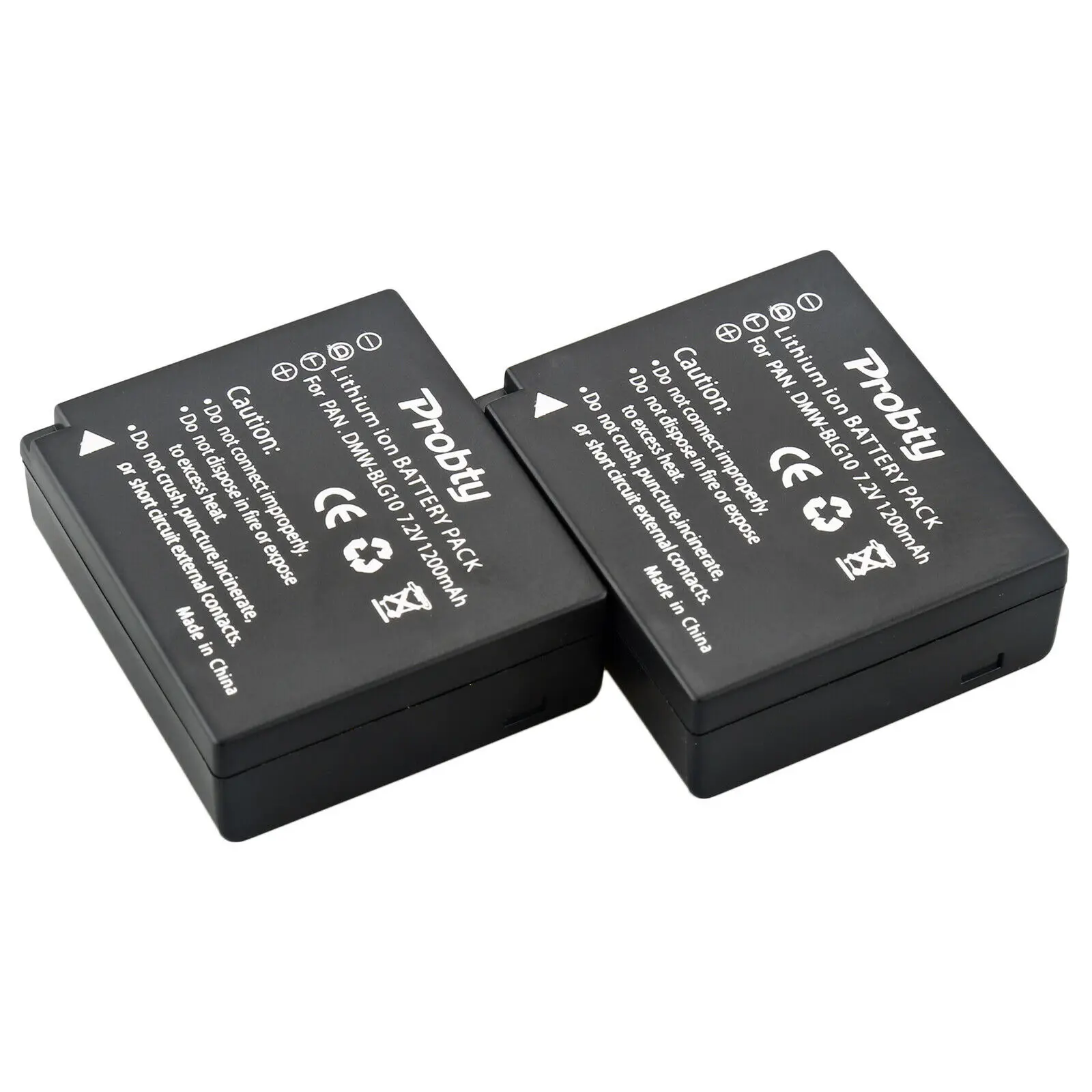 Для цифрового фотоаппарата Panasonic DMW-BLG10 DMW-BLE9 BLG10E Батарея DMC-ZS60 DMC-ZS100 DMC-GX7 DMC-LX100 DMC-GF3 DMC-GF5 DMC-GF6, DMC-GX камера - Цвет: 2 Pcs Battery