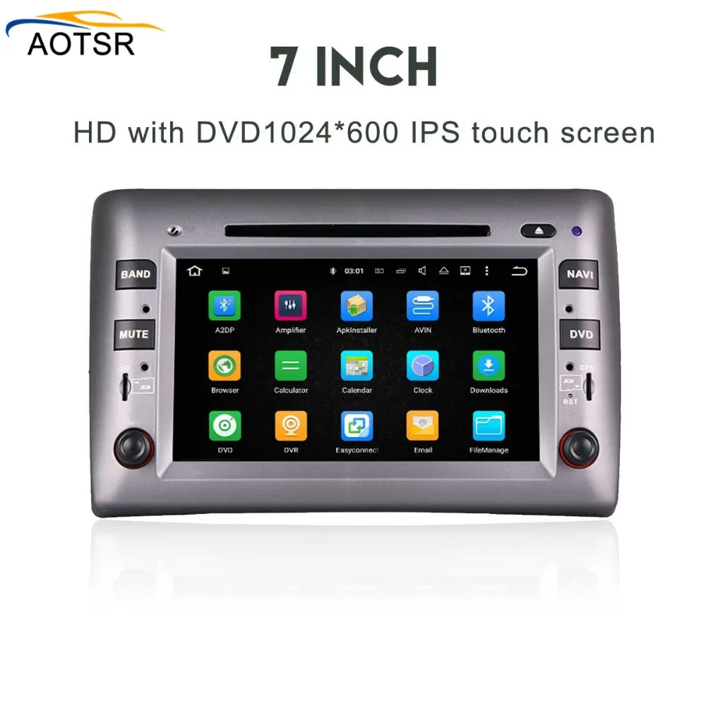 Автомобильный DVD плеер на Android 8 0 для Fiat Stilo 2002 2003 2004 2005 2006 2007 2008 2009 2010 радио