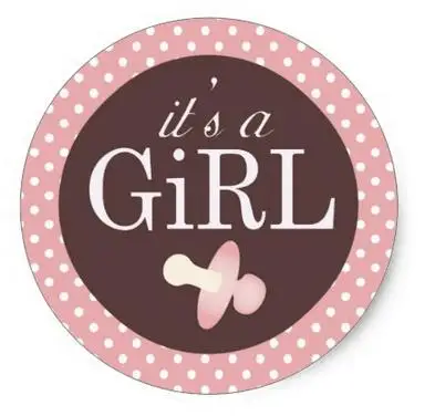 

1.5inch Girl Sticker 2