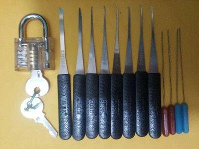 Слесарный ключ Инструмент для извлечения сломанных ключей прозрачный учебный