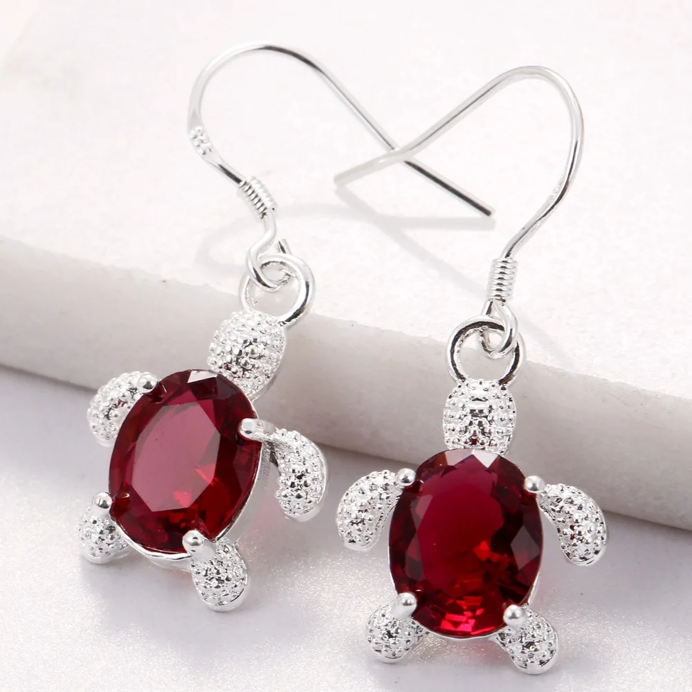 Новинка 2018 Необычные милые серьги подвески с зелеными искусственными камнями