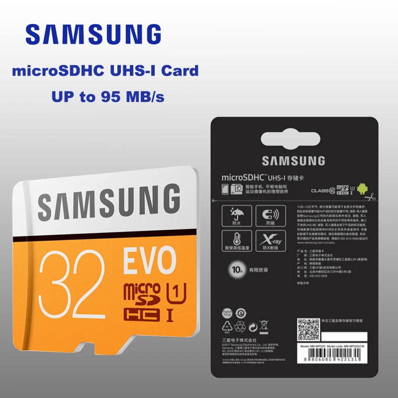 Карта памяти SAMSUNG Micro SD класс 10 32 ГБ 64 microSDHC/SDXC Trans Cartao de Memoria Tarjeta C10 TF карта Microsd Гб|micro