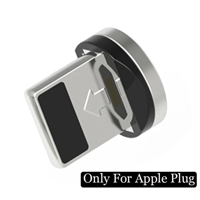 Магнитный светодиодный кабель FLOVEME с разъемом типа C для iPhone 7, 5S, SE, 5 В, 2 А, магнитный кабель для зарядки samsung a5, Oneplus 6, 5t - Цвет: Only Lighting PLug