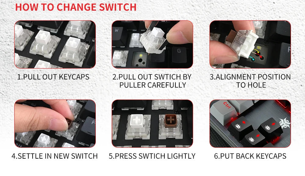 HEXGEARS GK715 Kailh коробка переключатель игровая клавиатура Водонепроницаемый Розовый 104 клавишная клавиатура переключатель горячей замены Механическая игровая клавиатура