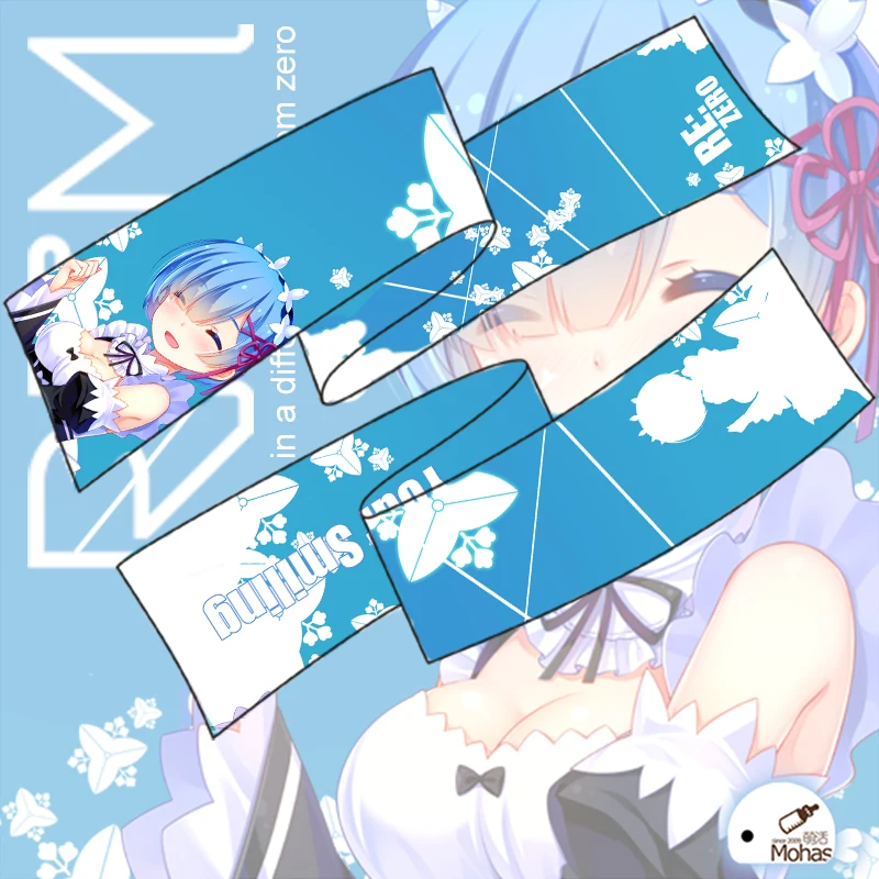 180*25 см аниме Re: Zero Kara Hajimari Sekai Emilia Rem милое мягкое полотенце с микрофиброй зимний