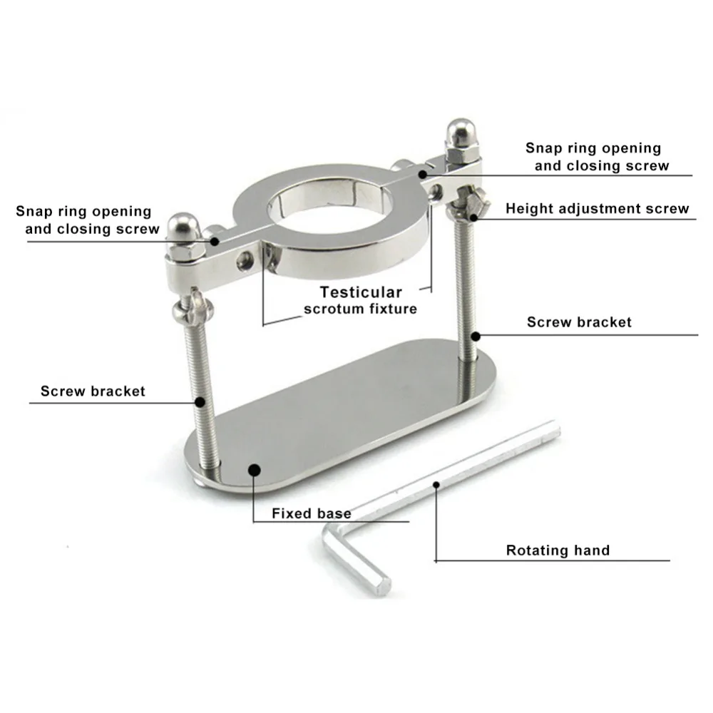 35 мм кольцо из нержавеющей стали с мошонком металлическое петушком удлиняющее