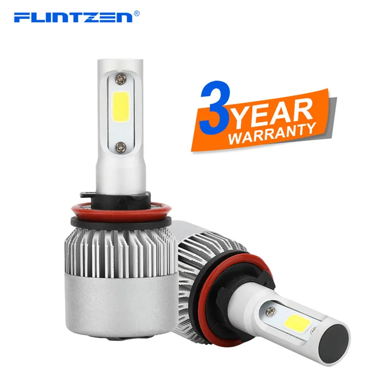 Flintzen H4 H7 светодиодная Автомобильная фара H1 H3 H8 H9 H11 H13 9005 9006 880 H27 9004 9007