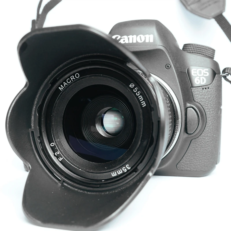 35 мм F2 ручной макро объектив с фиксированным фокусным расстоянием для Canon 7D 5D Mark II III IV 6D Nikon D850 D810 D800 D750 D610 D600 D700 35 мм F2.0 F/2,0