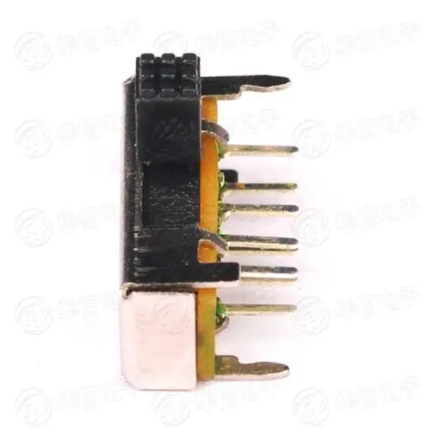 20pcs Double pole double throw switch / horizontal toggle side dial 2 row 3rd gear (2P3T) SK-23D06G5 | Электроника