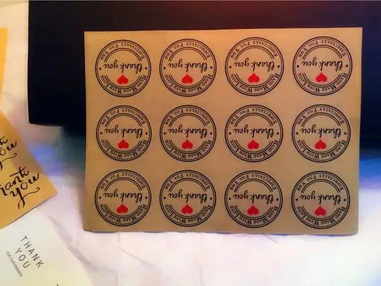 120 шт. этикетки-наклейки на День Благодарения | Дом и сад