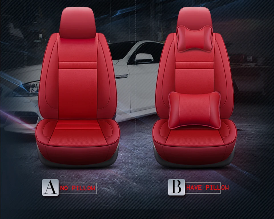 Пользовательские кожаные чехлы для автомобильных сидений для vw golf 4 5 VOLKSWAGEN polo 6r 9n passat b5 b6 b7 Tiguan аксессуары чехлы для сидений автомобиля