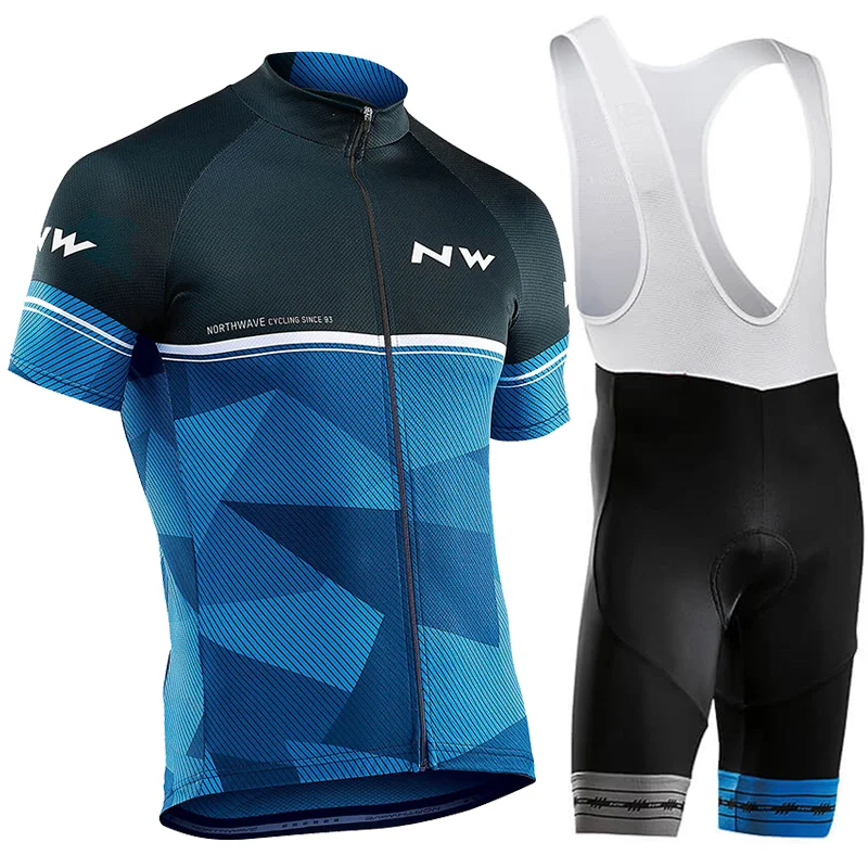 7 Лето NORTHWAVE командная велосипедная футболка быстросохнущая Ropa Ciclismo мужская велосипедная одежда гелевая дышащая короткая нагрудник наборы - Цвет: 7