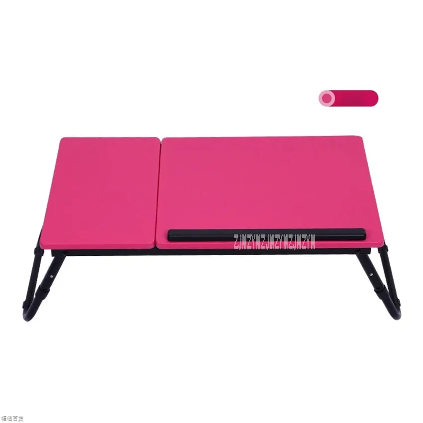 Простой складной стол для ноутбука стальная труба доска из МДФ стоячий