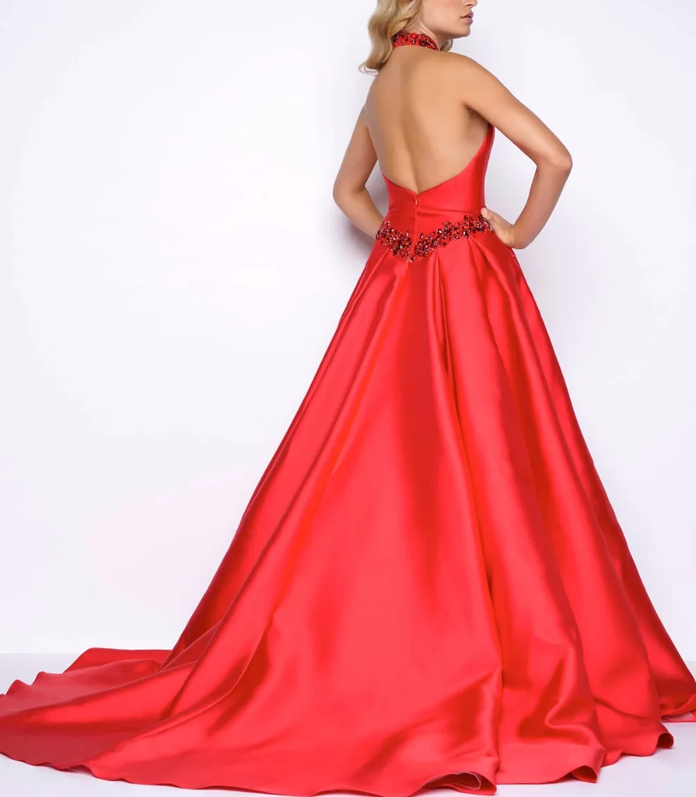 Одеяние Де Бал Длинные Черный Пром Платья 2017 Сексуальных Backless Кружева Вечер Dress
