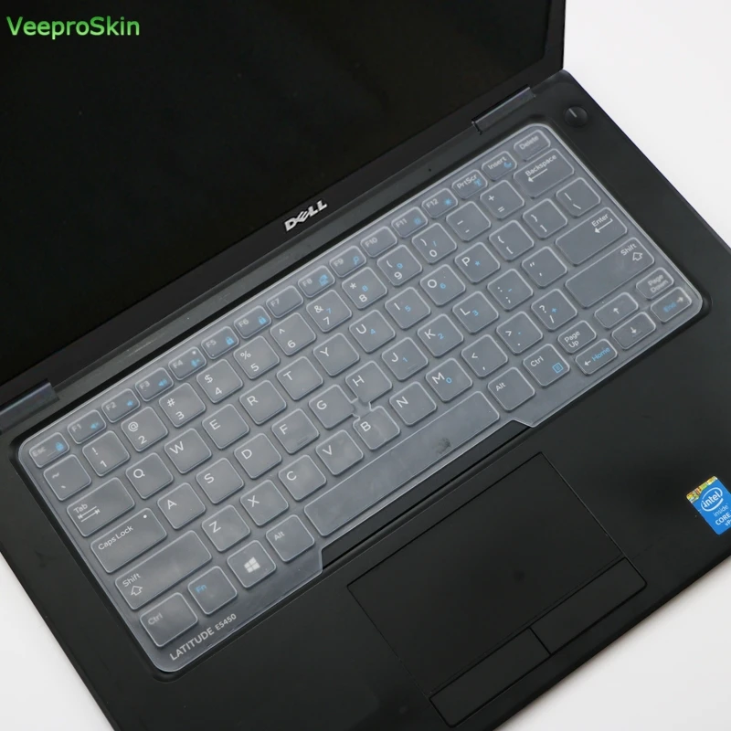 clear Защитный чехол для клавиатуры ноутбука Notgebook для 1" Dell Latitude 5480 5490 7490 ноутбука США(без указания - Цвет: clear