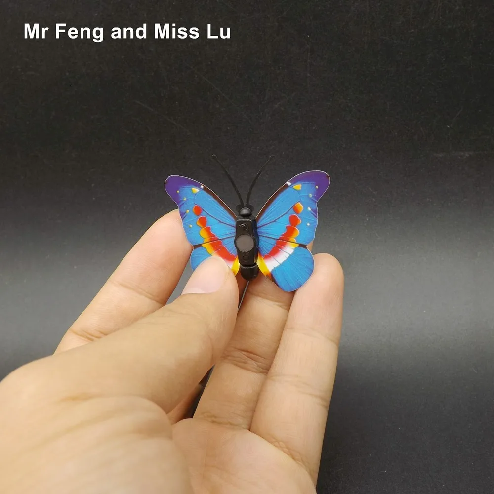 Маленькая Рождественская игрушка DIY детский подарок бабочки на магните модель