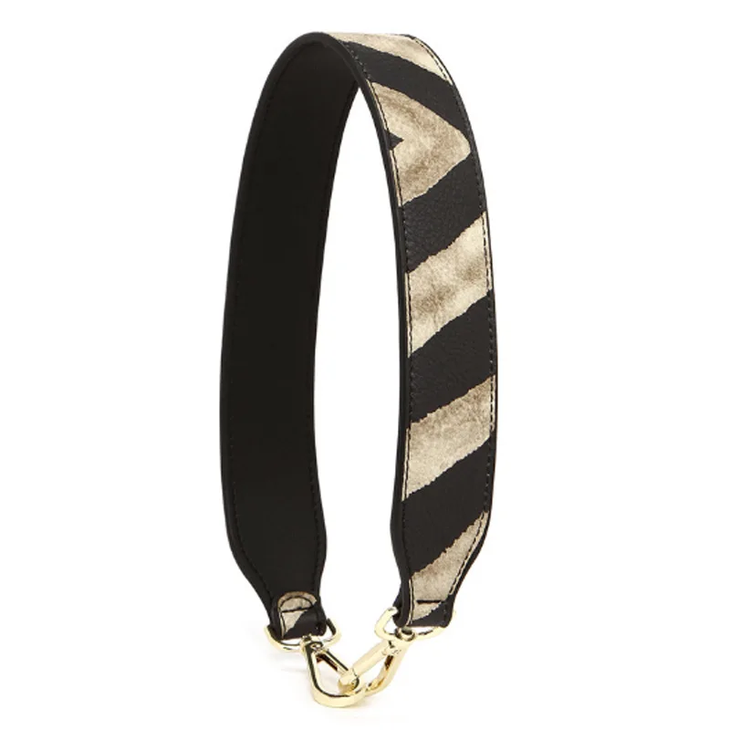 12 Zebra and black Сумка на ремне, наплечный ремень для сумок, женский короткий ремень для сумки, сменные ремешки, широкий Леопардовый snakeksin trakolla per borsa - Цвет: 12 Zebra and black