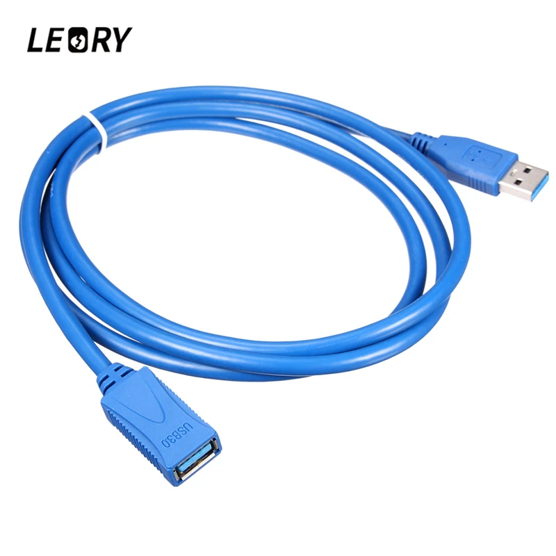 LEORY 1 м USB 3 0 A кабель-удлинитель для мужчин и женщин m/F удлинитель передачи данных