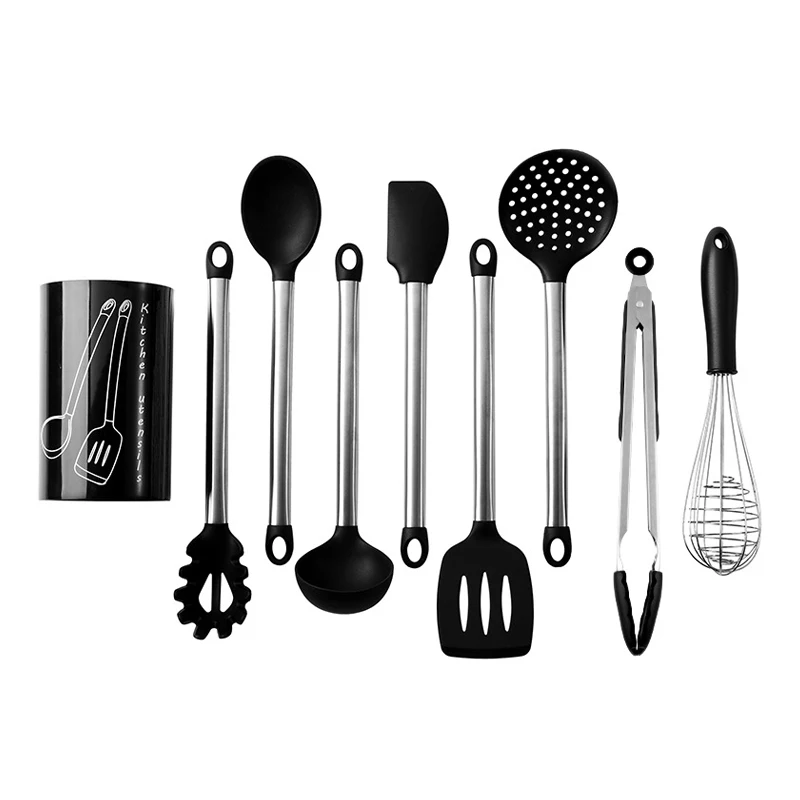 9 шт. набор кухонной посуды инструменты для приготовления пищи термостойкая