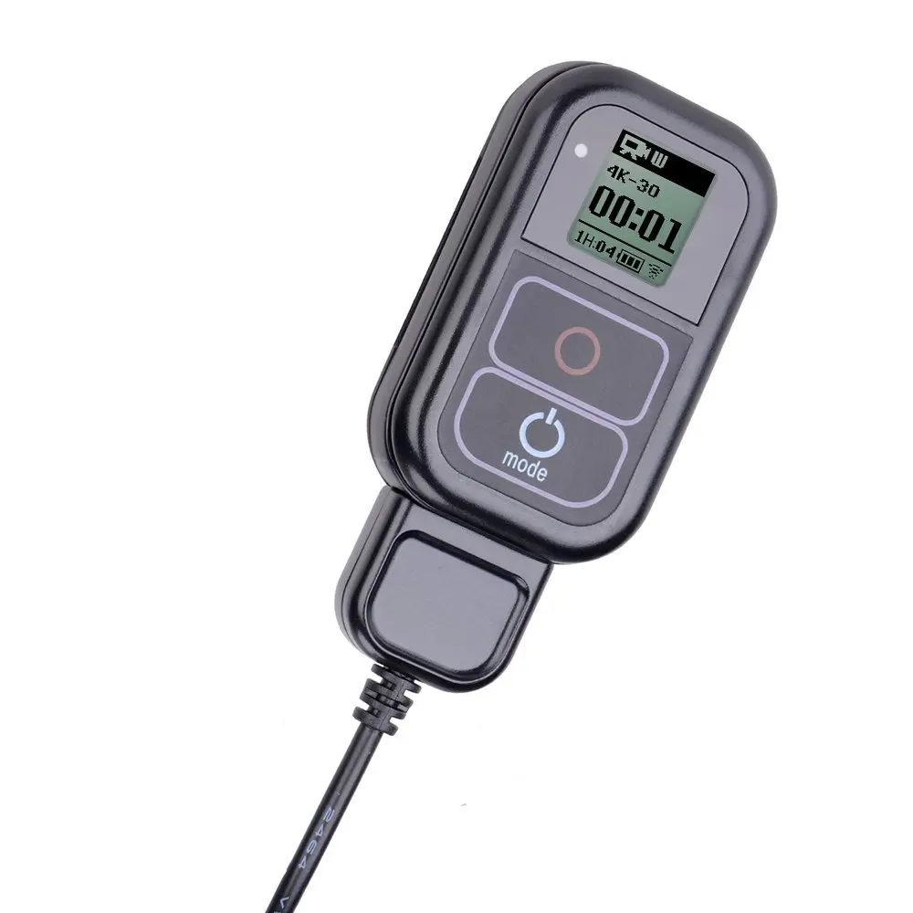 Pаспродажа Для GoPro водонепроницаемый WIFI Пульт дистанционного управления + силиконовый рукав + пульт дистанционного управления + зарядный кабель для GoPro...