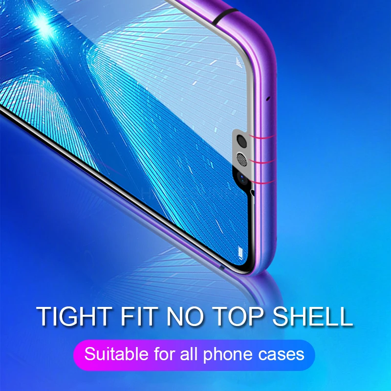 15D Защитное стекло для экрана huawei Honor 8 10 7 7c 8X Max 9 закаленное Lite Полное покрытие