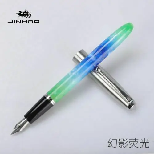 DreamLand Acrylic F Jinhao 51A акриловая/деревянная авторучка чернильная ручка каллигграфия ручки EF/F/ручной работы сменный наконечник канцелярские принадлежности для офиса и школы - Цвет: DreamLand Acrylic F