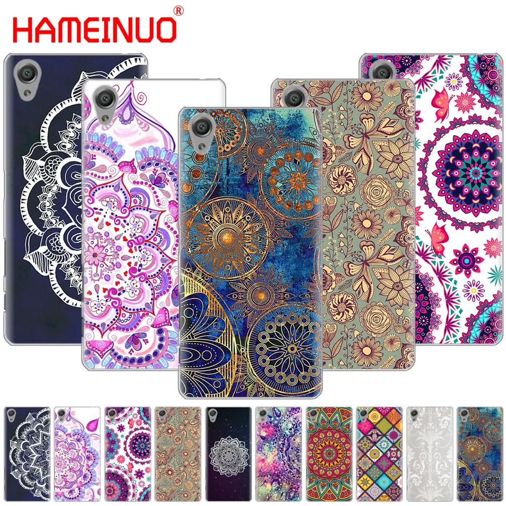 HAMEINUO с цветочным принтом, мандалой Mandara чехол для телефона для sony xperia C6 XA1 XA2 XA ULTRA X XP L1 L2 X XZ1 compact XR/XZ PREMIUM